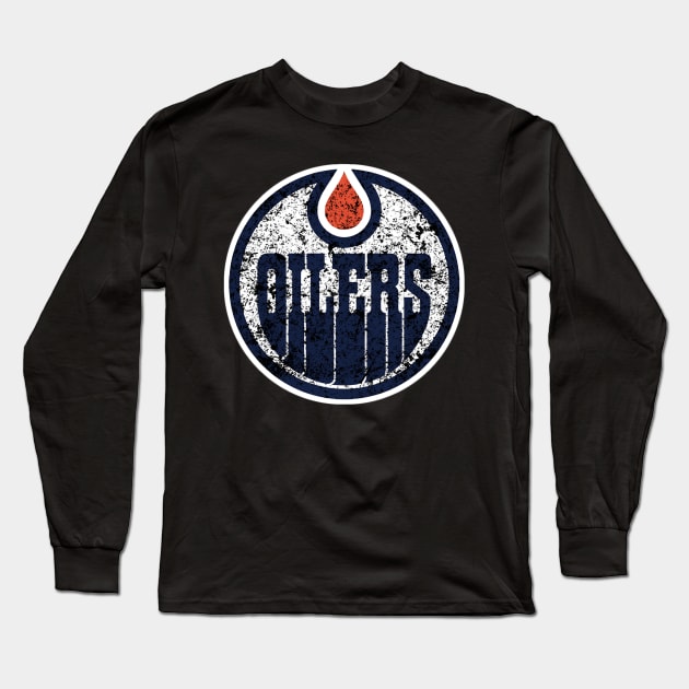 Oilers-City Long Sleeve T-Shirt by karenblanco